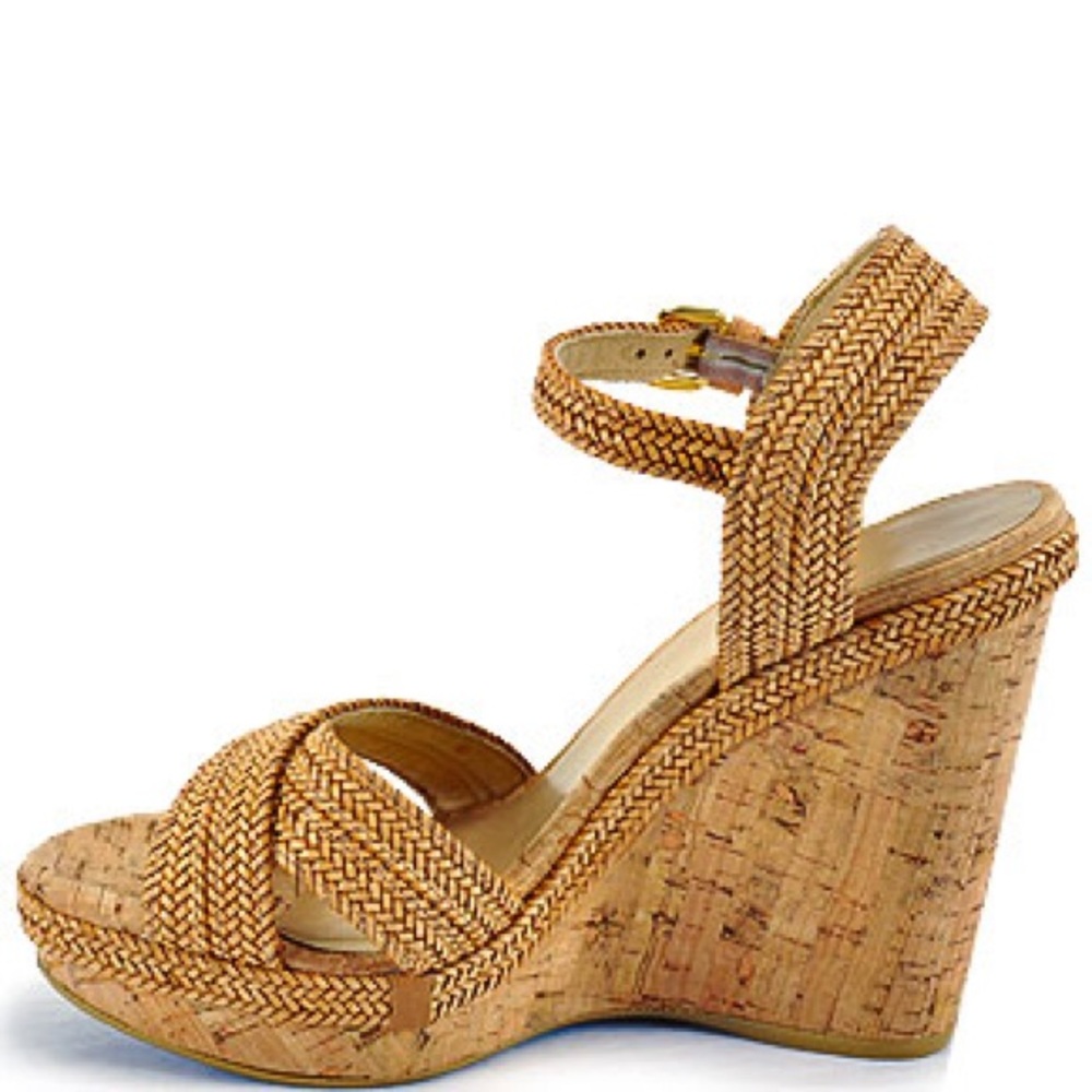 Stuart Weitzman Minx Wedges 5 1/2 brand new